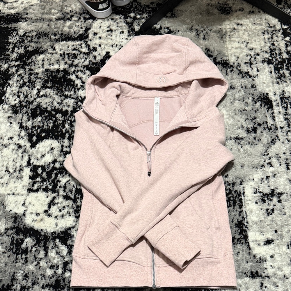 Lululemon Athletica Blush Pink Zip-Up Hoodie